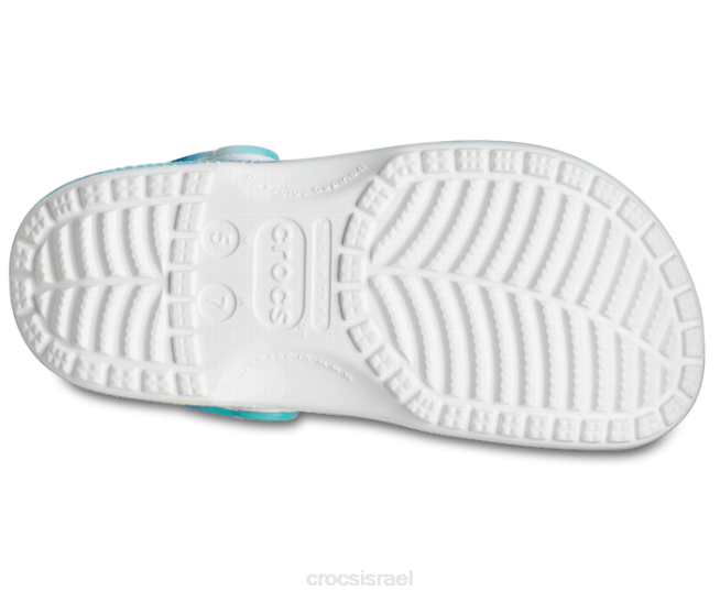 נעליים il Crocs נשים סתימה סולרית קלאסית לבן/רב 2DZ4194