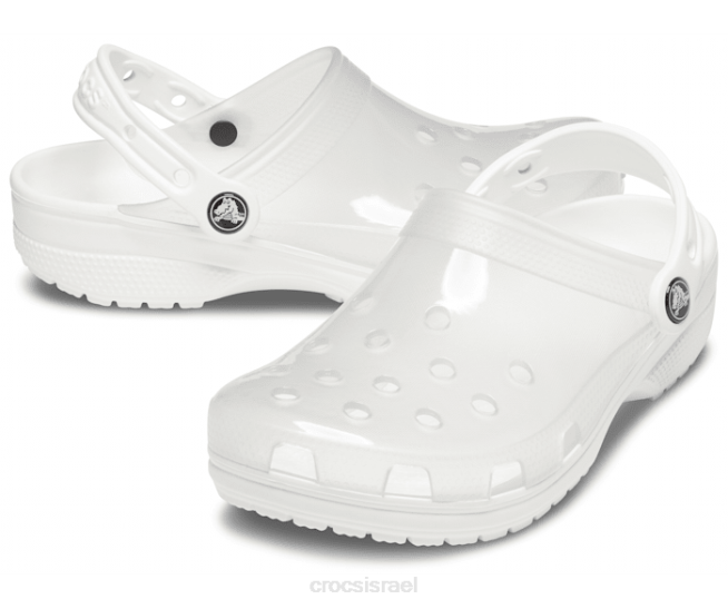 נעליים il Crocs נשים סתימה שקוף קלאסי לבן 2DZ4198