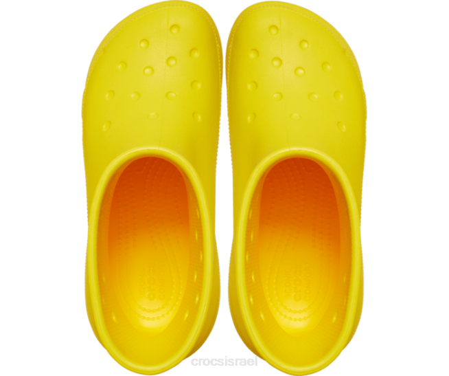 נעליים il Crocs נשים מגף למחוץ לימון 2DZ4203