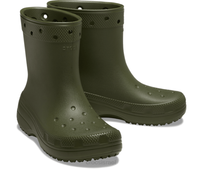 נעליים il Crocs נשים מגף קלאסי צבא ירוק 2DZ4210