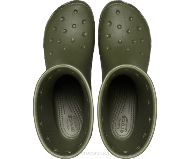 נעליים il Crocs נשים מגף קלאסי צבא ירוק 2DZ4210