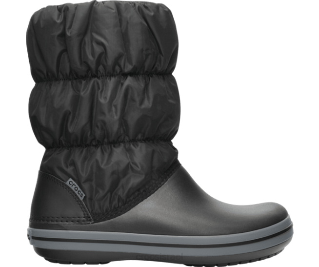 נעליים il Crocs נשים מגף פחזניות חורף שחור/פחם 2DZ4214