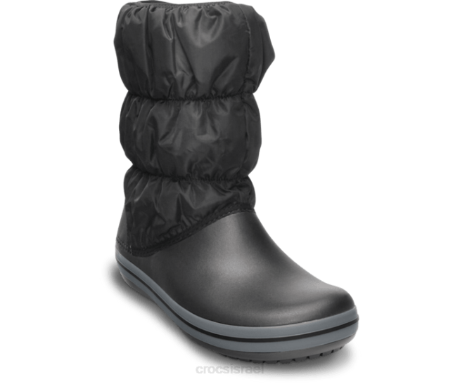 נעליים il Crocs נשים מגף פחזניות חורף שחור/פחם 2DZ4214