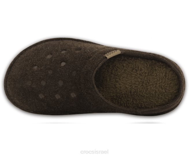 נעליים il Crocs נשים כפכף מרופד קלאסי אספרסו/אגוז 2DZ4232