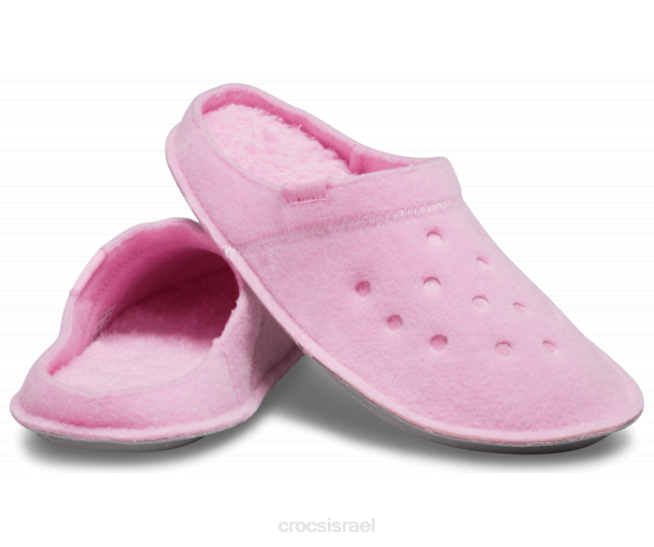 נעליים il Crocs נשים כפכף מרופד קלאסי ורוד בלרינה 2DZ4233