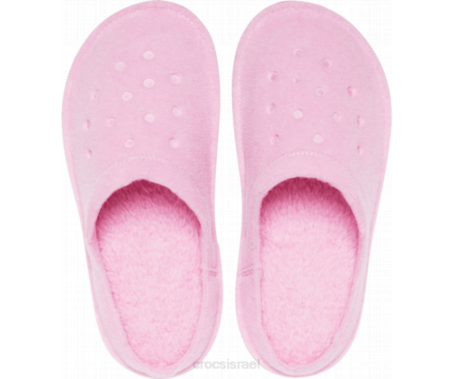 נעליים il Crocs נשים כפכף מרופד קלאסי ורוד בלרינה 2DZ4233