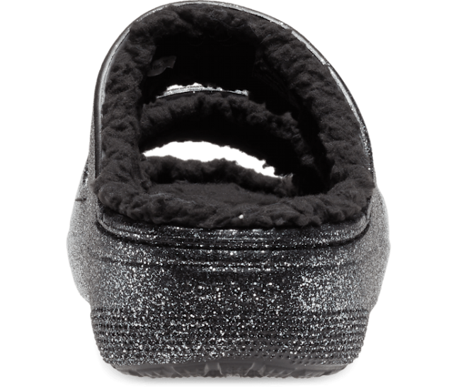 נעליים il Crocs נשים סנדל נצנצים קלאסי מפנק כסף שחור 2DZ4235