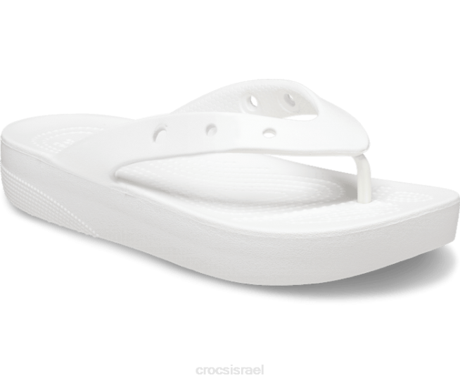 נעליים il Crocs נשים היפוך פלטפורמה קלאסי לבן 2DZ4258