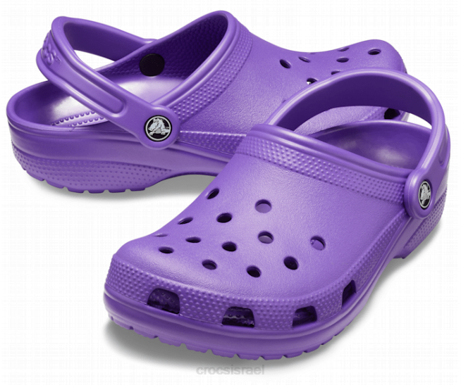 נעליים il Crocs נשים סתימה קלאסית סגול ניאון 2DZ425