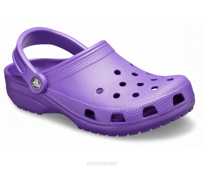 נעליים il Crocs נשים סתימה קלאסית סגול ניאון 2DZ425