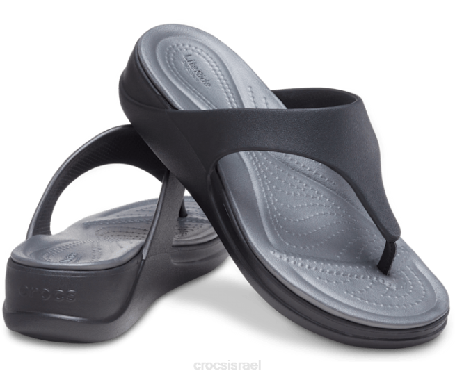 נעליים il Crocs נשים היפוך טריז בוקה שָׁחוֹר 2DZ4265