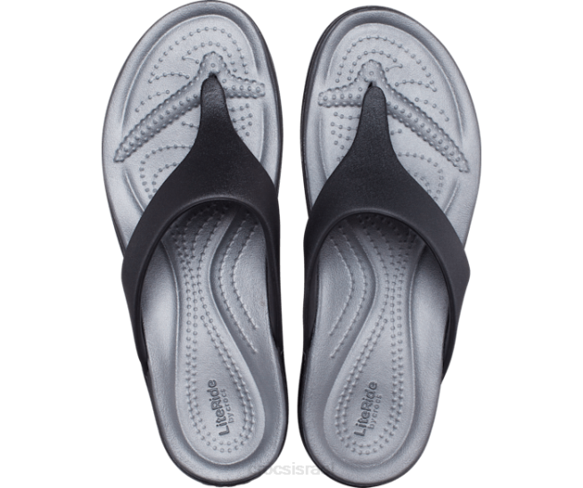 נעליים il Crocs נשים היפוך טריז בוקה שָׁחוֹר 2DZ4265