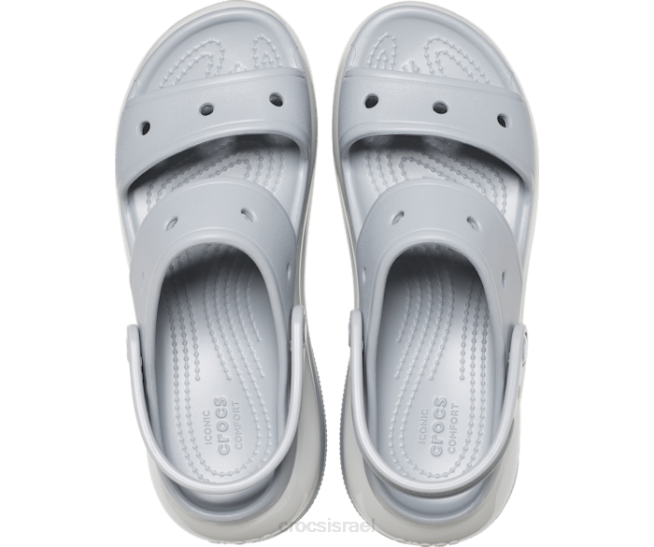 נעליים il Crocs נשים סנדל מגה קראש אפור בהיר 2DZ4274