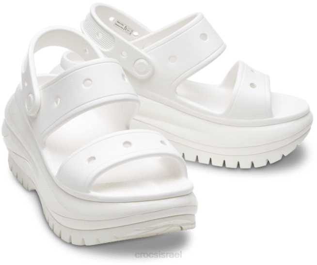 נעליים il Crocs נשים סנדל מגה קראש לבן 2DZ4275