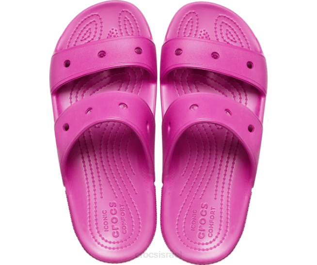 נעליים il Crocs נשים סנדל קלאסי כיף פוקסיה 2DZ4283