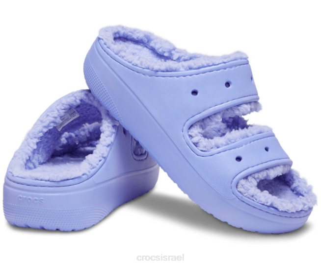 נעליים il Crocs נשים סנדל נעים קלאסי סגול דיגיטלי 2DZ4291