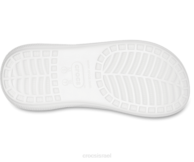 נעליים il Crocs נשים סנדל ריסוק לבן 2DZ4294