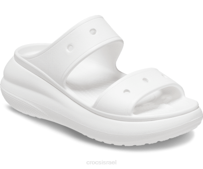נעליים il Crocs נשים סנדל ריסוק לבן 2DZ4294