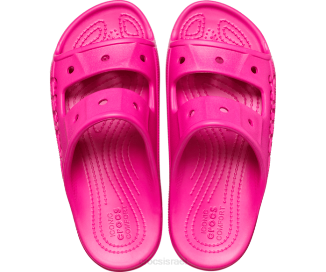 נעליים il Crocs נשים סנדל באיה ורוד סוכריות 2DZ4302