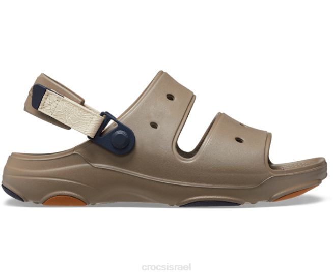 נעליים il Crocs גברים סנדל לכל שטח חאקי/מולטי 2DZ4307