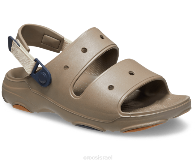 נעליים il Crocs גברים סנדל לכל שטח חאקי/מולטי 2DZ4307