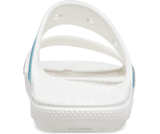 נעליים il Crocs נשים סנדל סולארי קלאסי לבן/רב 2DZ4309