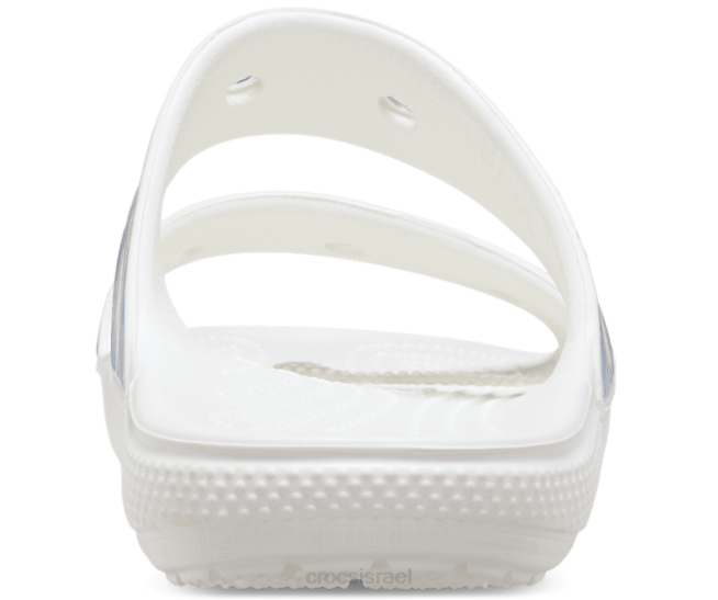 נעליים il Crocs נשים סנדל היפר-אמיתי קלאסי רב/לבן 2DZ4315