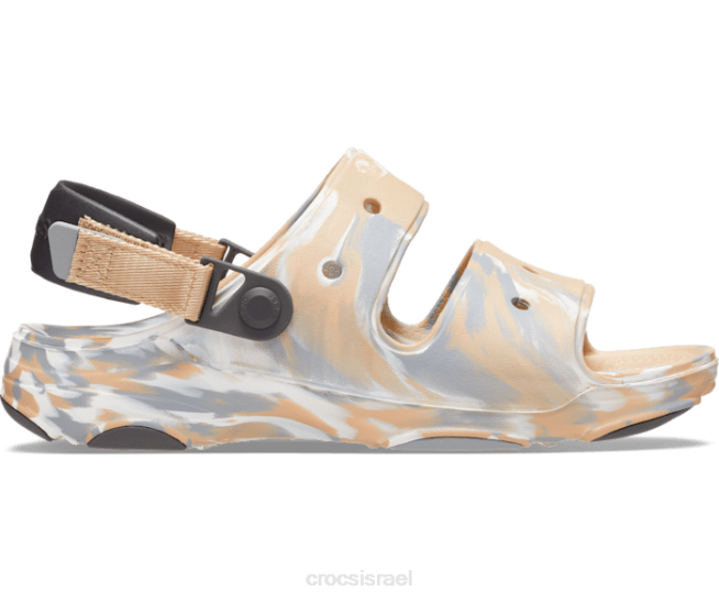 נעליים il Crocs נשים סנדל שיש לכל שטח צ'אי/מולטי 2DZ4317