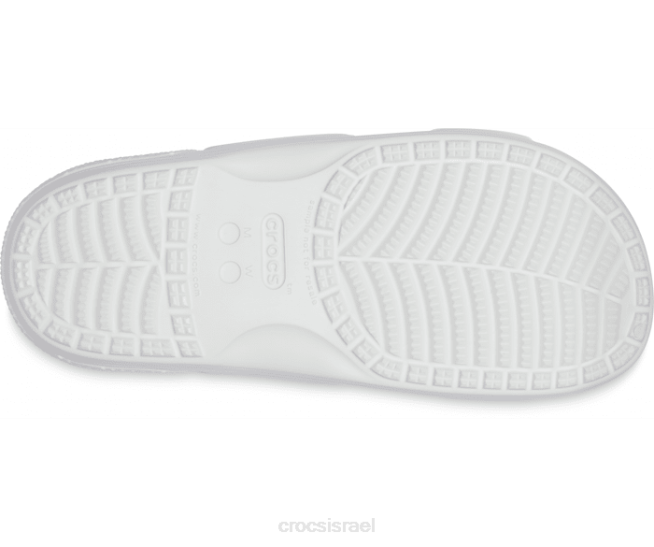 נעליים il Crocs נשים סנדל גרפי קשירה קלאסי לבן/רב 2DZ4320