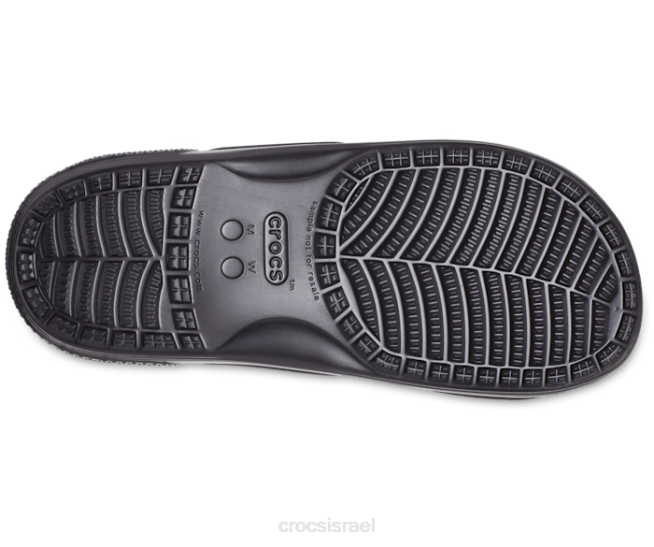 נעליים il Crocs נשים סנדל גרפי קשירה קלאסי רב/שחור 2DZ4321