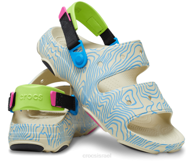 נעליים il Crocs נשים סנדל טופוגרפי לכל שטח עצם/רב 2DZ4323