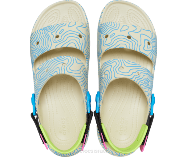 נעליים il Crocs נשים סנדל טופוגרפי לכל שטח עצם/רב 2DZ4323