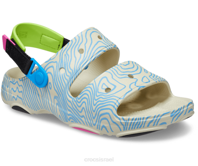 נעליים il Crocs נשים סנדל טופוגרפי לכל שטח עצם/רב 2DZ4323