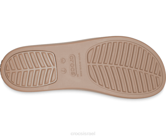 נעליים il Crocs נשים טריז נמוך ברוקלין מוקה/פטריות 2DZ4326