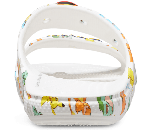 נעליים il Crocs נשים סנדל פוקימון קלאסי לבן/רב 2DZ4327