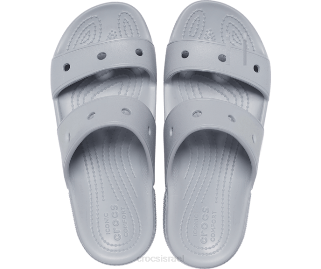 נעליים il Crocs נשים סנדל קלאסי אפור בהיר 2DZ4337