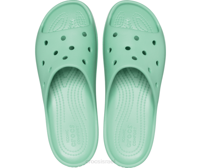 נעליים il Crocs נשים מגלשת פלטפורמה קלאסית אבן ירקן 2DZ4342