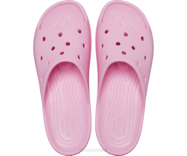 נעליים il Crocs נשים מגלשת פלטפורמה קלאסית פלָמִינגוֹ 2DZ4343