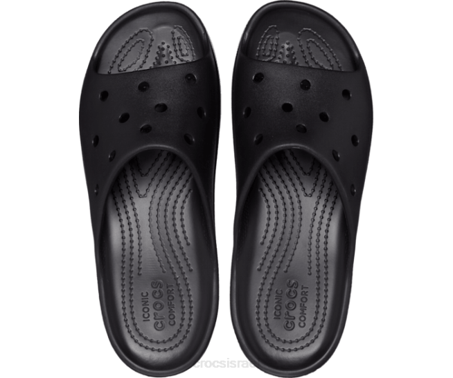 נעליים il Crocs נשים מגלשת פלטפורמה קלאסית שָׁחוֹר 2DZ4344