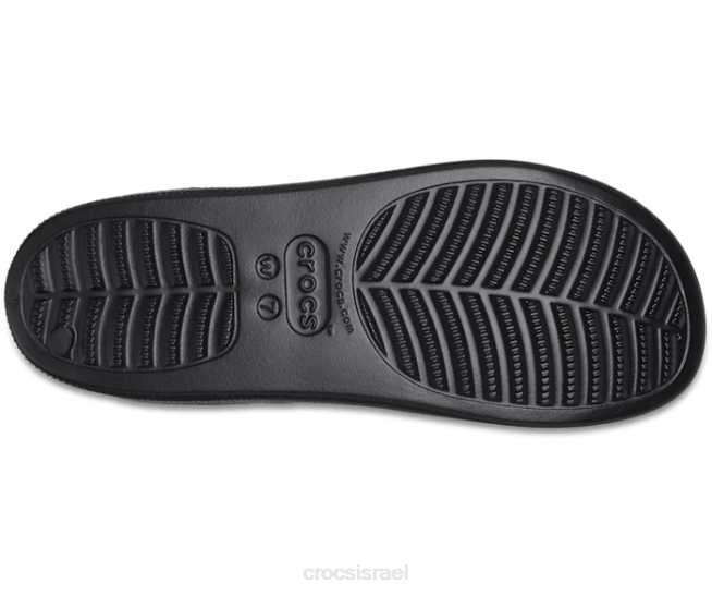 נעליים il Crocs נשים מגלשת פלטפורמה קלאסית שָׁחוֹר 2DZ4344