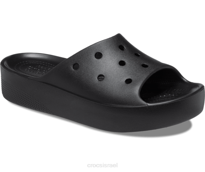 נעליים il Crocs נשים מגלשת פלטפורמה קלאסית שָׁחוֹר 2DZ4344