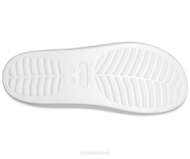 נעליים il Crocs נשים מגלשת פלטפורמה קלאסית לבן 2DZ4345