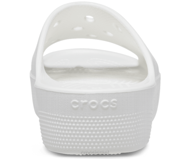 נעליים il Crocs נשים מגלשת פלטפורמה קלאסית לבן 2DZ4345