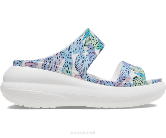 נעליים il Crocs נשים סנדל פרפר למחוץ לבן/רב 2DZ4348