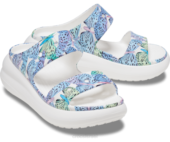 נעליים il Crocs נשים סנדל פרפר למחוץ לבן/רב 2DZ4348