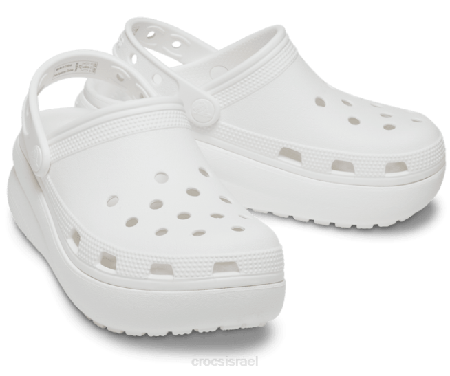 נעליים il Crocs ילדים סתימה חמודה לבן 2DZ4355