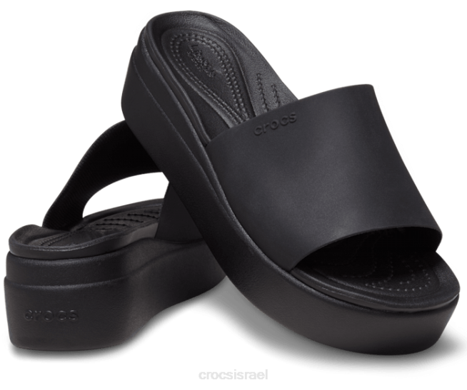 נעליים il Crocs נשים מגלשת ברוקלין שָׁחוֹר 2DZ4365