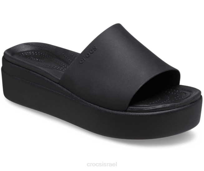 נעליים il Crocs נשים מגלשת ברוקלין שָׁחוֹר 2DZ4365