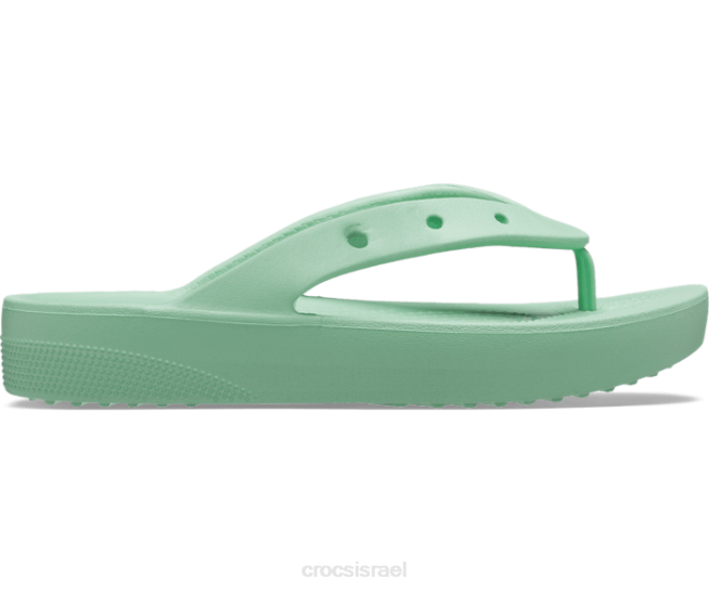 נעליים il Crocs נשים היפוך פלטפורמה קלאסי אבן ירקן 2DZ4367