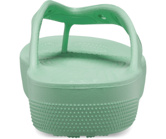 נעליים il Crocs נשים היפוך פלטפורמה קלאסי אבן ירקן 2DZ4367